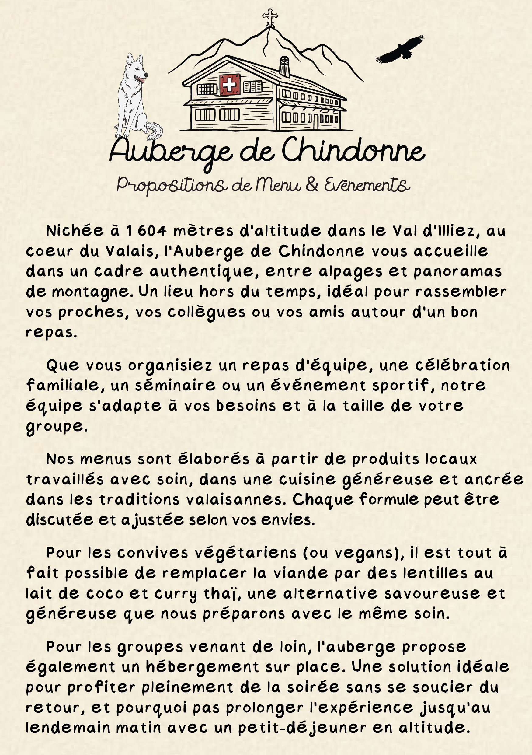 Propositions événements